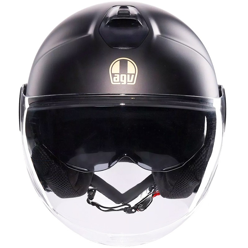 CASCO AGV ETERES PONZA MATT BLACK/GOLD