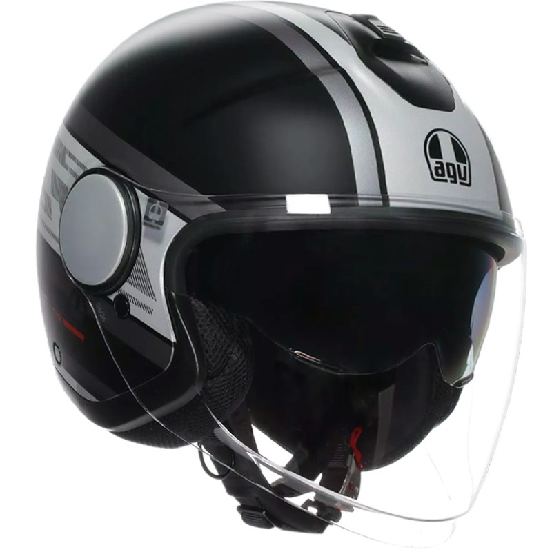 CASCO AGV ETERES MONDELLO MATT BLACK/GREY