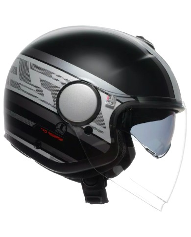 CASCO AGV ETERES MONDELLO MATT BLACK/GREY