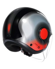 CASCO AGV ETERES LEVANTO BLACK/SILVER/RED