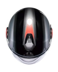 CASCO AGV ETERES LEVANTO BLACK/SILVER/RED