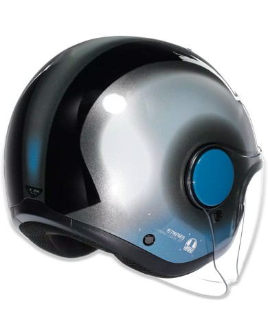 CASCO AGV ETERES LEVANTO BLACK/SILVER/BLUE