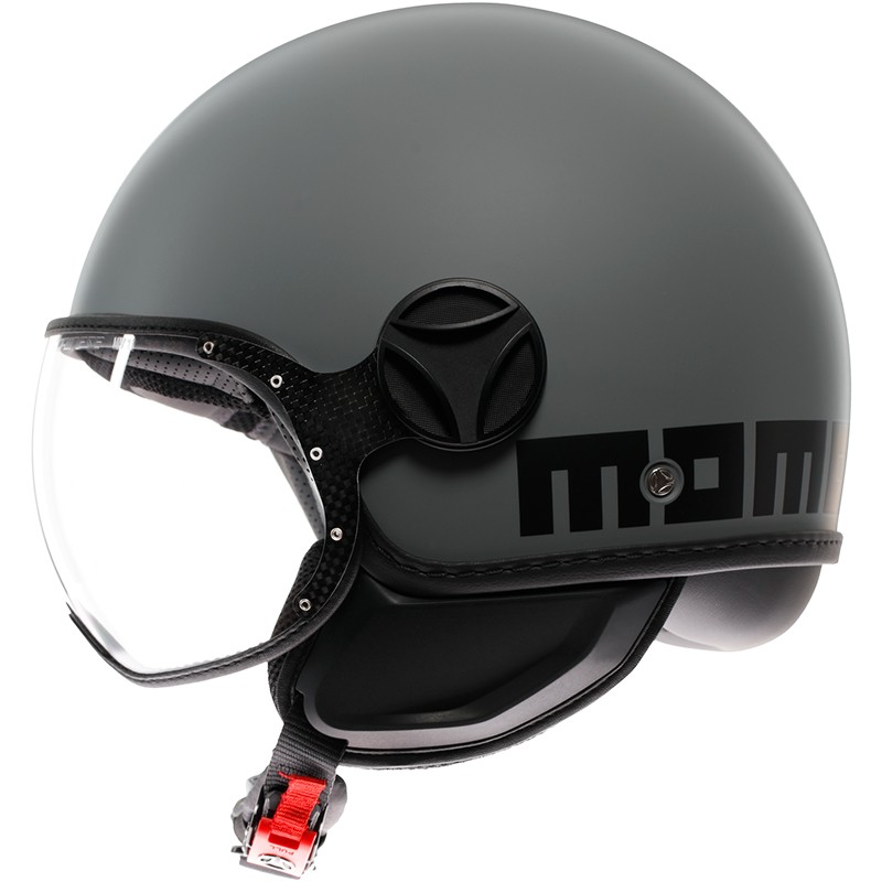 CASCO MOMO DESIGN FGTR CLASSIC MATT GREY/BLACK