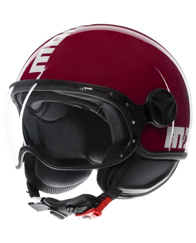 CASCO MOMO DESIGN FGTR CLASSIC CANDY PURPLE/WHITE