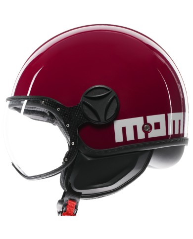 CASCO MOMO DESIGN FGTR CLASSIC CANDY PURPLE/WHITE