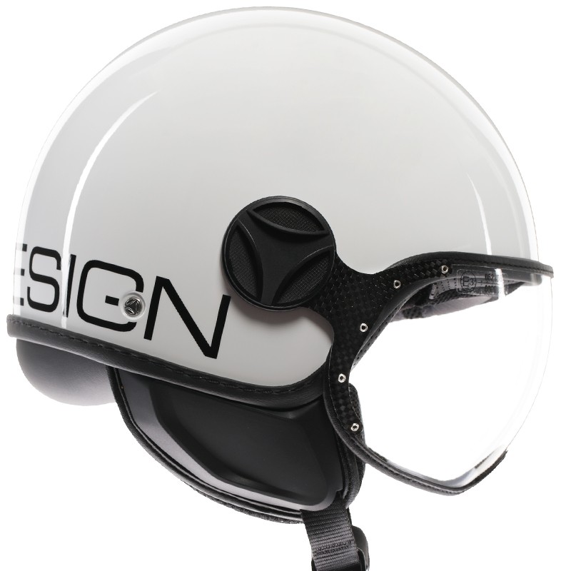 CASCO MOMO DESIGN FGTR CLASSIC WHITE/BLACK