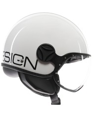 CASCO MOMO DESIGN FGTR CLASSIC WHITE/BLACK