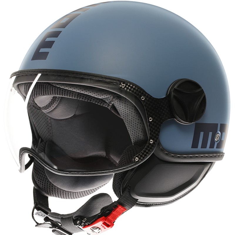 CASCO MOMO DESIGN FGTR CLASSIC MATT DUSTY BLUE/BLUE