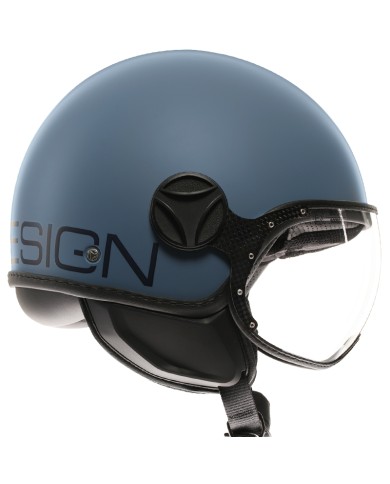 CASCO MOMO DESIGN FGTR CLASSIC MATT DUSTY BLUE/BLUE