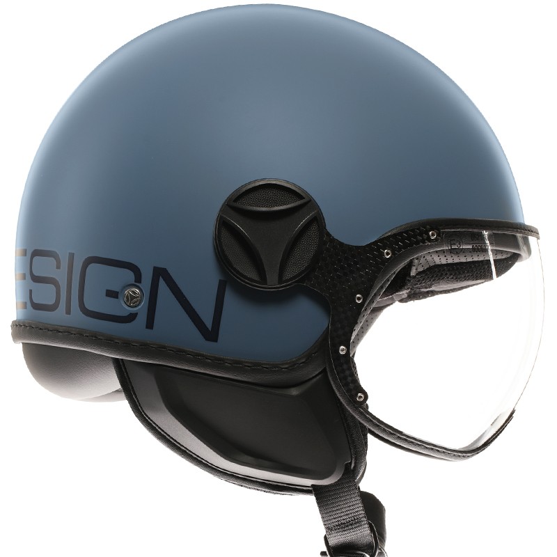 CASCO MOMO DESIGN FGTR CLASSIC MATT DUSTY BLUE/BLUE