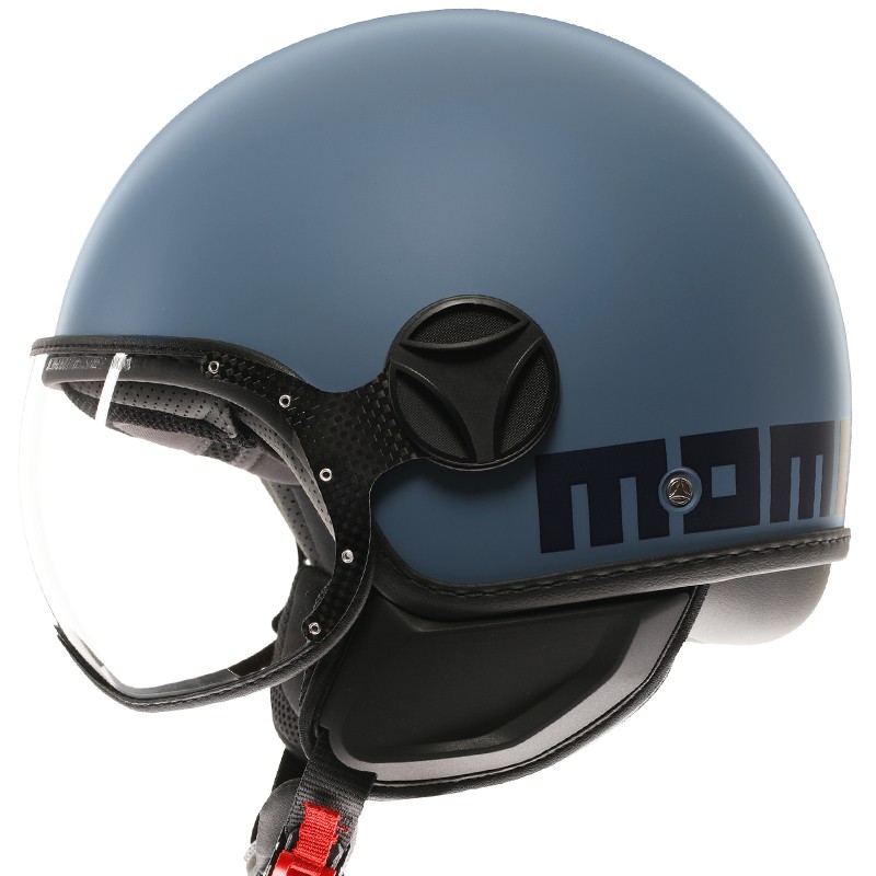 CASCO MOMO DESIGN FGTR CLASSIC MATT DUSTY BLUE/BLUE