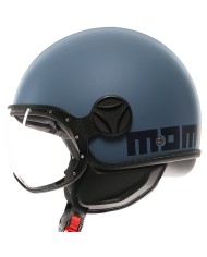 CASCO MOMO DESIGN FGTR CLASSIC MATT DUSTY BLUE/BLUE