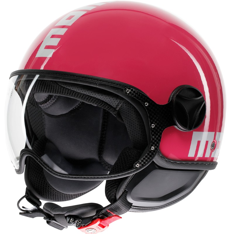 CASCO MOMO DESIGN FGTR CLASSIC CANDY FUCSIA/WHITE