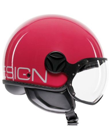 CASCO MOMO DESIGN FGTR CLASSIC CANDY FUCSIA/WHITE