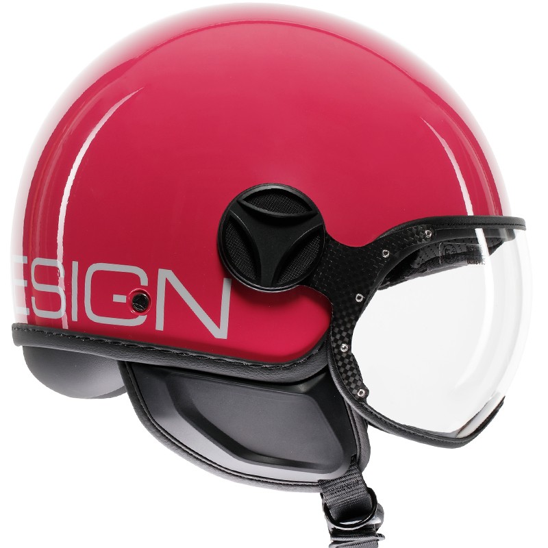 CASCO MOMO DESIGN FGTR CLASSIC CANDY FUCSIA/WHITE