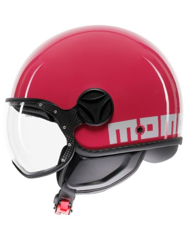 CASCO MOMO DESIGN FGTR CLASSIC CANDY FUCSIA/WHITE