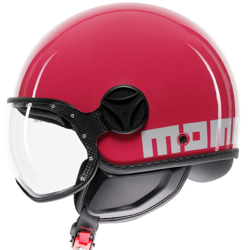 CASCO MOMO DESIGN FGTR CLASSIC CANDY FUCSIA/WHITE