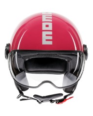 CASCO MOMO DESIGN FGTR CLASSIC CANDY FUCSIA/WHITE