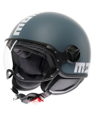 CASCO MOMO DESIGN FGTR CLASSIC CANDY MATT OTTANIO GREY/WHITE