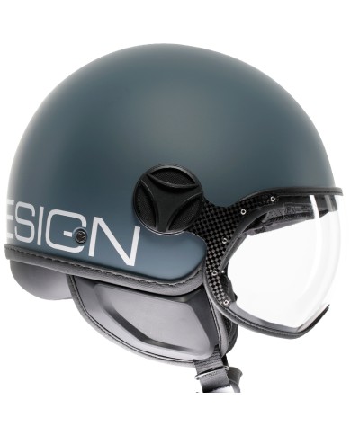 CASCO MOMO DESIGN FGTR CLASSIC CANDY MATT OTTANIO GREY/WHITE