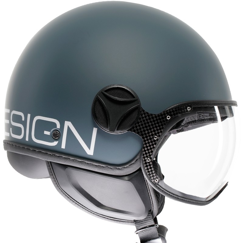 CASCO MOMO DESIGN FGTR CLASSIC CANDY MATT OTTANIO GREY/WHITE