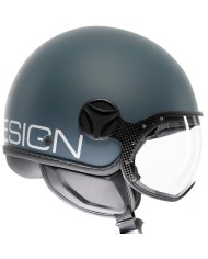 CASCO MOMO DESIGN FGTR CLASSIC CANDY MATT OTTANIO GREY/WHITE