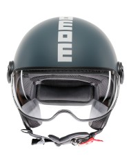 CASCO MOMO DESIGN FGTR CLASSIC CANDY MATT OTTANIO GREY/WHITE