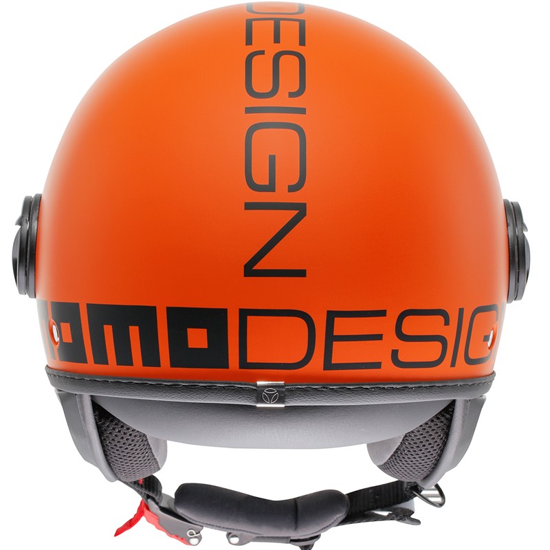 CASCO MOMO DESIGN FGTR CLASSIC MATT ORANGE/BLACK