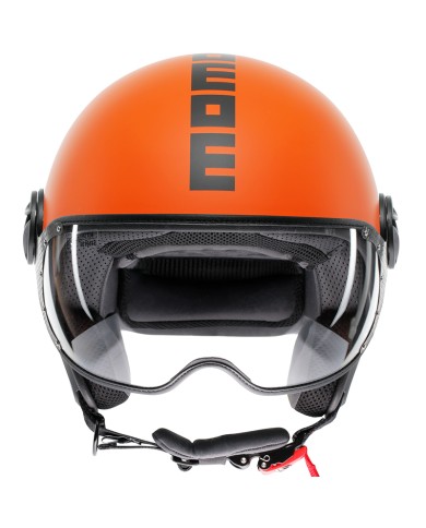 CASCO MOMO DESIGN FGTR CLASSIC MATT ORANGE/BLACK