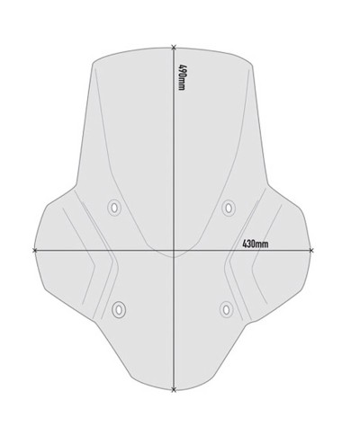 PARABRISAS GIVI D5137S BMW F900 XR (2020-2025)