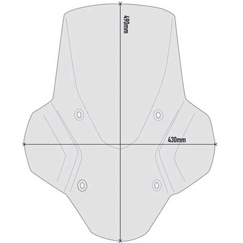 PARABRISAS GIVI D5137S BMW F900 XR (2020-2025)