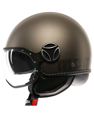 CASCO MOMO DESIGN FGTR EVO HIP MATT BRONZE/STONE