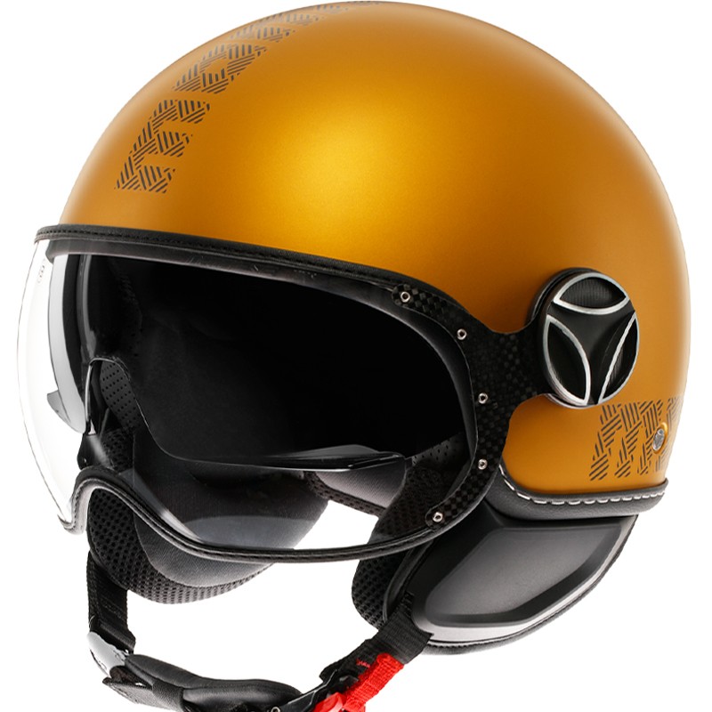 CASCO MOMO DESIGN FGTR EVO HIP MATT OCRA/GREY