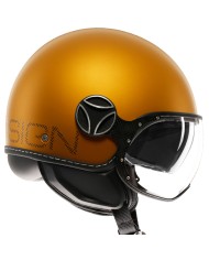 CASCO MOMO DESIGN FGTR EVO HIP MATT OCRA/GREY