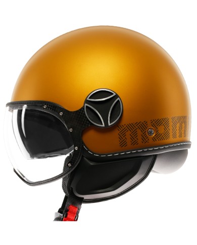 CASCO MOMO DESIGN FGTR EVO HIP MATT OCRA/GREY