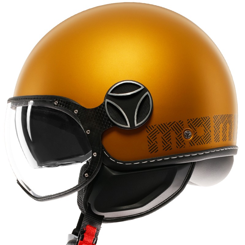 CASCO MOMO DESIGN FGTR EVO HIP MATT OCRA/GREY