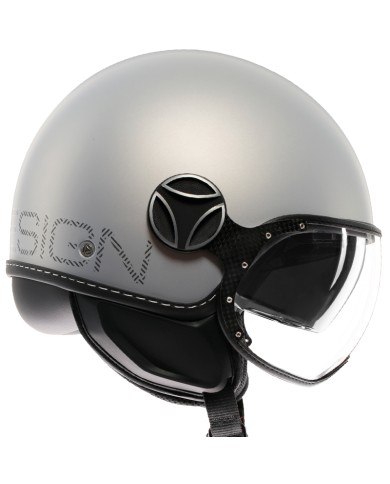 CASCO MOMO DESIGN FGTR EVO HIP MATT GREY/CERULEAN GREY