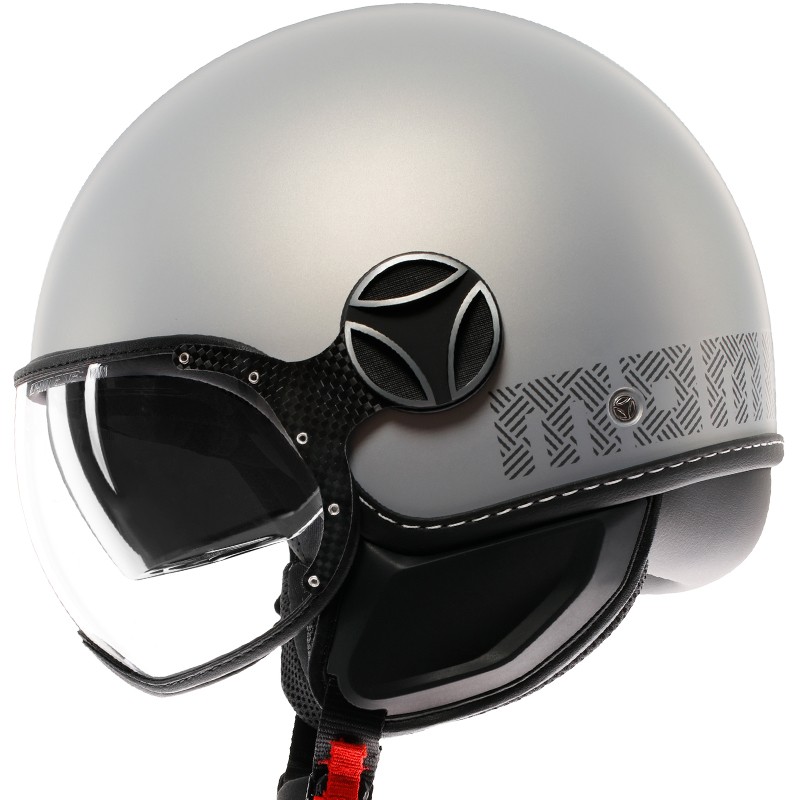 CASCO MOMO DESIGN FGTR EVO HIP MATT GREY/CERULEAN GREY