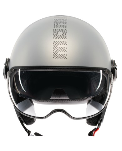 CASCO MOMO DESIGN FGTR EVO HIP MATT GREY/CERULEAN GREY