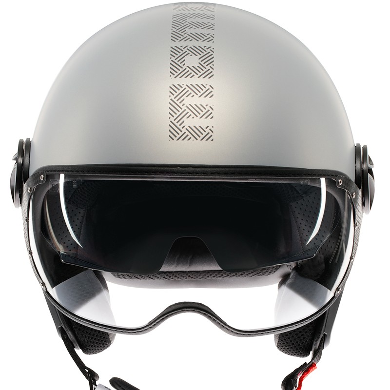 CASCO MOMO DESIGN FGTR EVO HIP MATT GREY/CERULEAN GREY