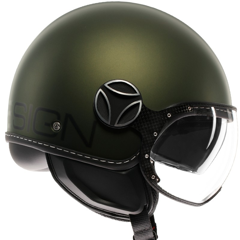 CASCO MOMO DESIGN FGTR EVO MATT GREEN/BLACK