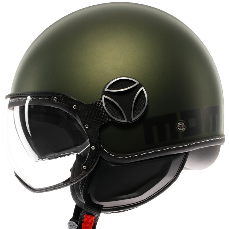 CASCO MOMO DESIGN FGTR EVO MATT GREEN/BLACK
