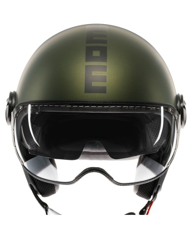 CASCO MOMO DESIGN FGTR EVO MATT GREEN/BLACK