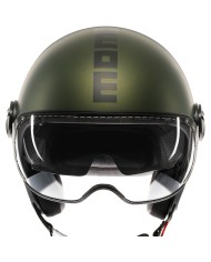CASCO MOMO DESIGN FGTR EVO MATT GREEN/BLACK