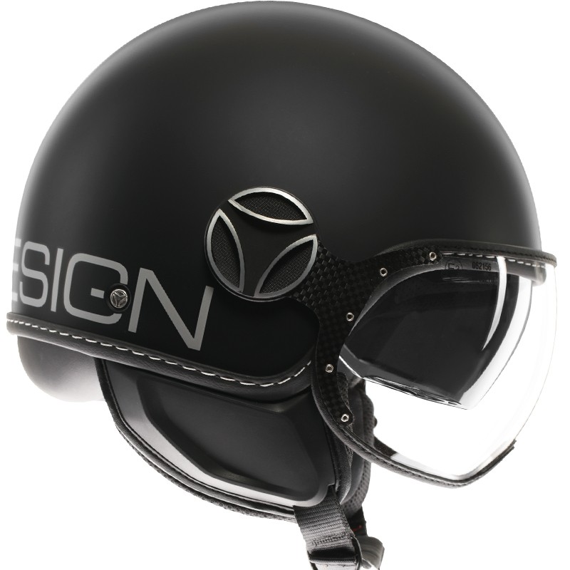 CASCO MOMO DESIGN FGTR EVO MATT BLACK/SILVER