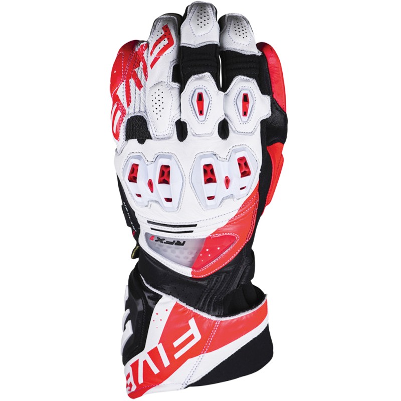 GUANTES FIVE RFX1 EVO WHITE/RED FLUO