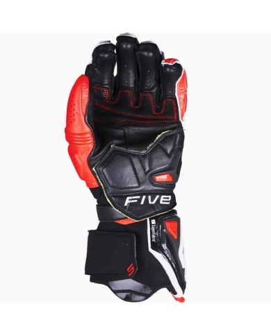 GUANTES FIVE RFX1 EVO WHITE/RED FLUO