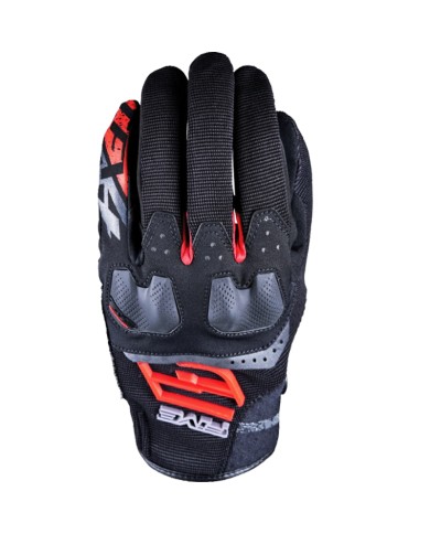 GUANTES FIVE TFX4 NEGRO/ROJO