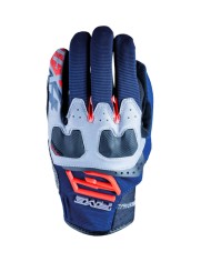 GUANTES FIVE TFX4 AZUL/ROJO