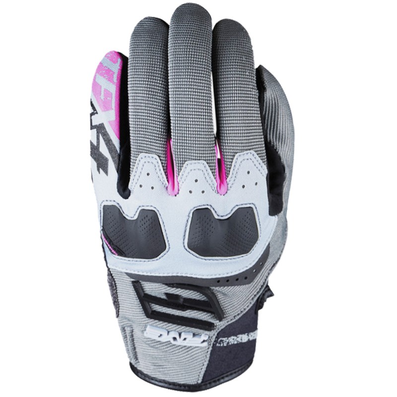 GUANTES FIVE TFX4 WOMAN GRIS/ROSA